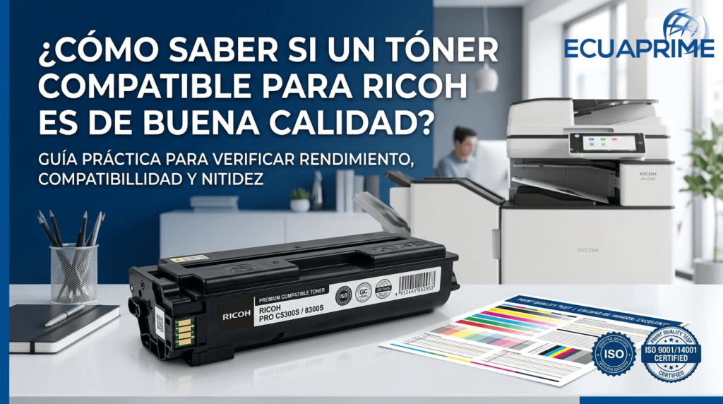 Cómo saber si un tóner compatible Ricoh es de buena calidad